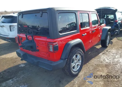 2019 Jeep Wrangler Unlimited Sport S 4X4 z USA, uszkodzony, nr VIN 1C4HJXDGXKW527866